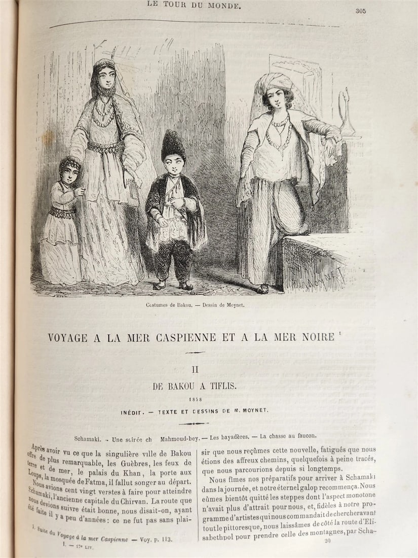 1860 HISTORY VOYAGES ILLUSTRATED antique AFRICA JAPAN USA NORTH POLE CAUCASUS - 5