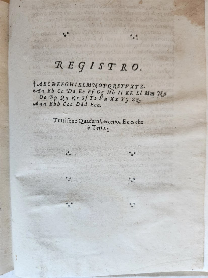1609 DELLA ORIGINE et de FATTI DELLE FAMIGLIE ILLUSTRI D'ITALIA antique VELLUM - 7
