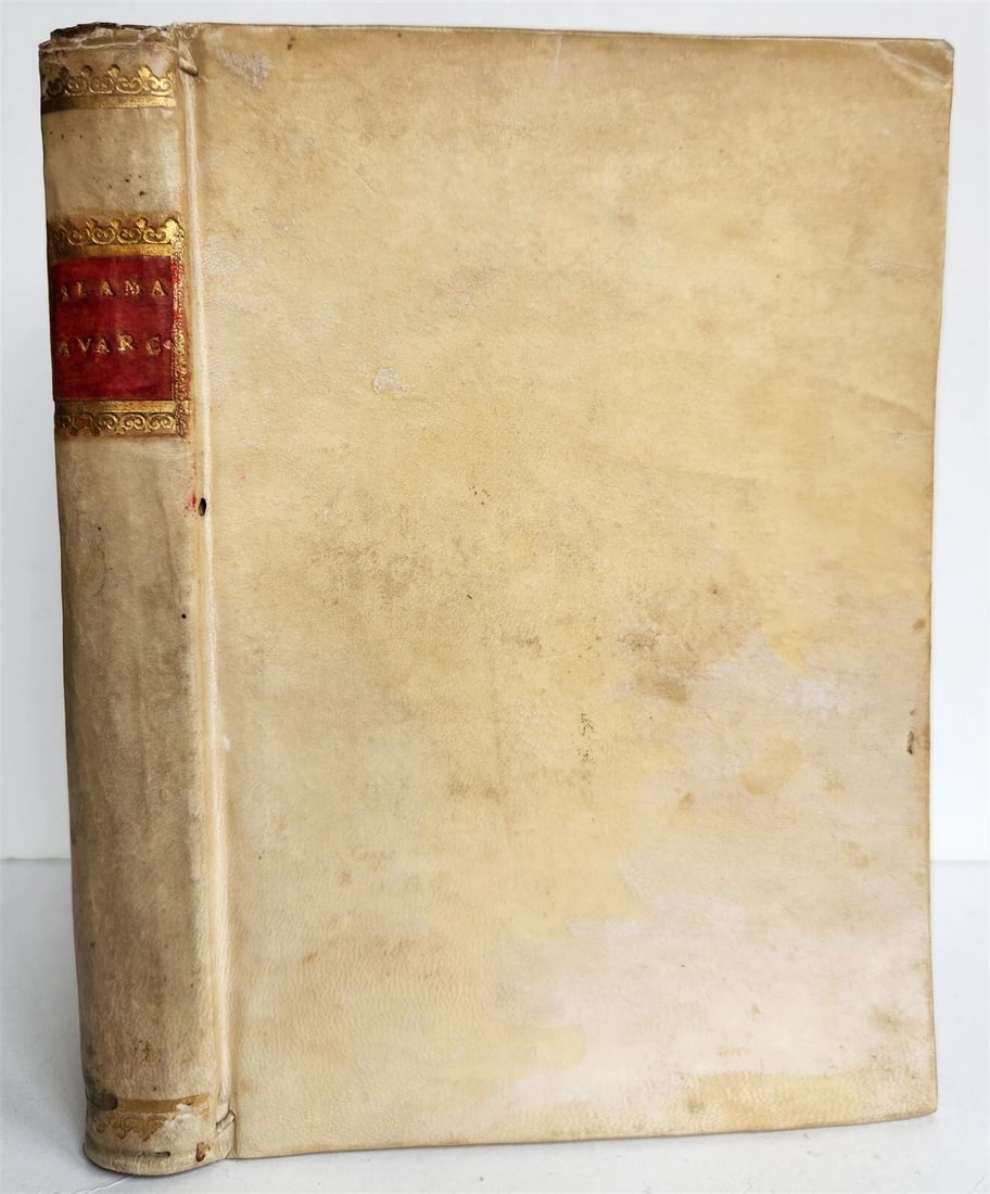 1570 La Avarchide del s. Luigi Alamanni POETRY antique VELLUM BOUND 16th CENTURY - 3