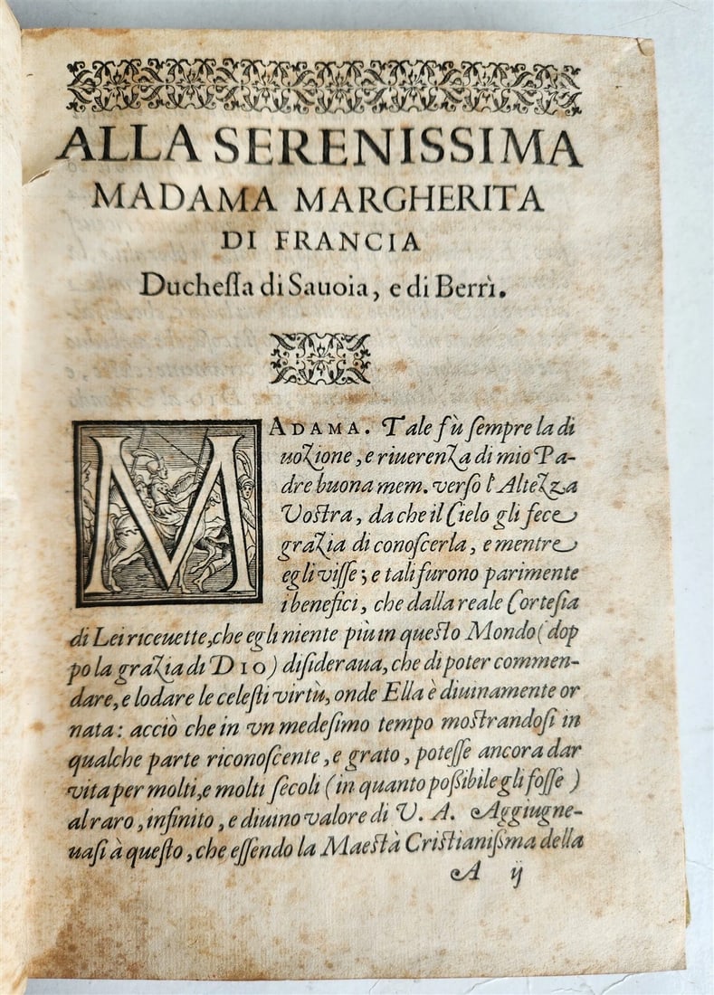 1570 La Avarchide del s. Luigi Alamanni POETRY antique VELLUM BOUND 16th CENTURY - 4