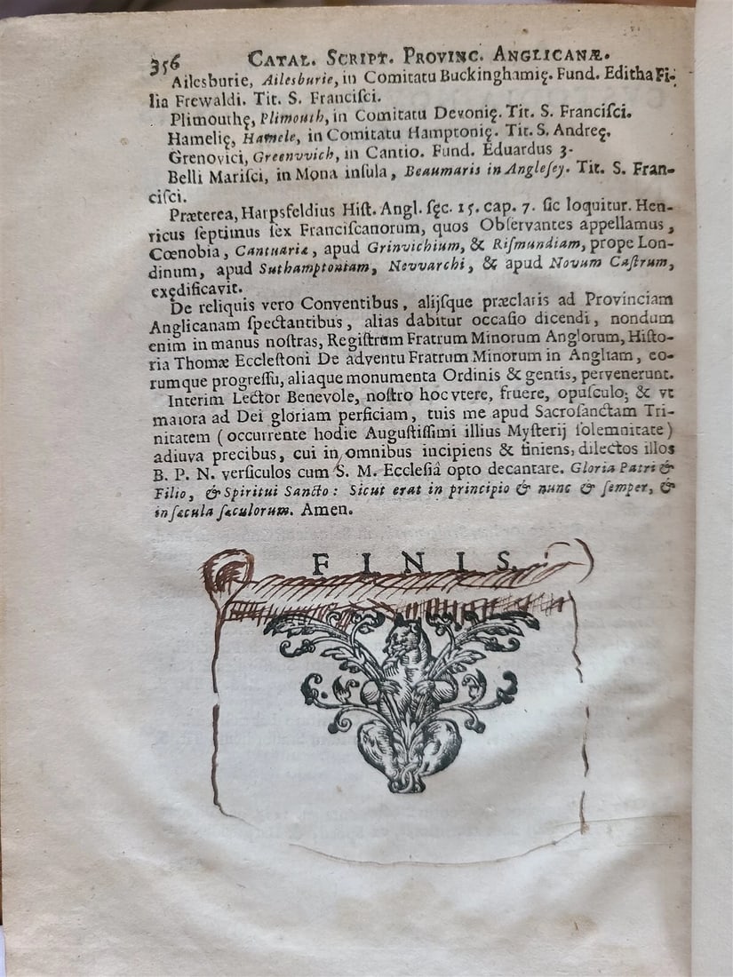 1649 ENGLISH FRANCISCAN WRITINGS antique missionary in Japan India & Morocco - 10
