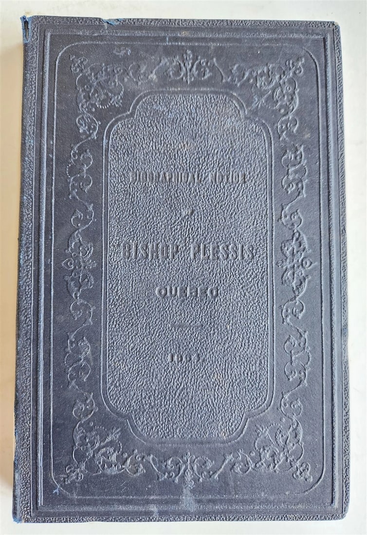 1864 JOSEPH-OCTAVE PLESSIS BISHOP of QUEBEC BIOGRAPHICAL NOTICE antique - 3