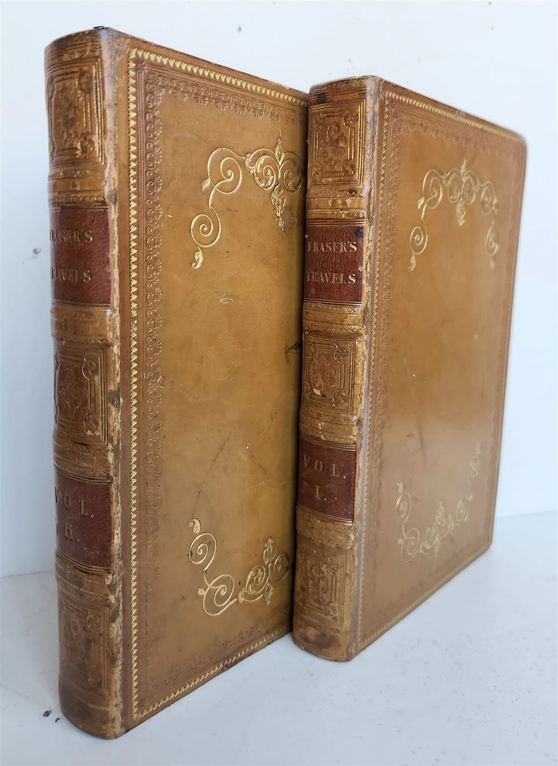 1840 TRAVELS in KOORDISTAN MESOPOTAMIA by Fraser J. Baillie 2 VOLUMES antique - 2