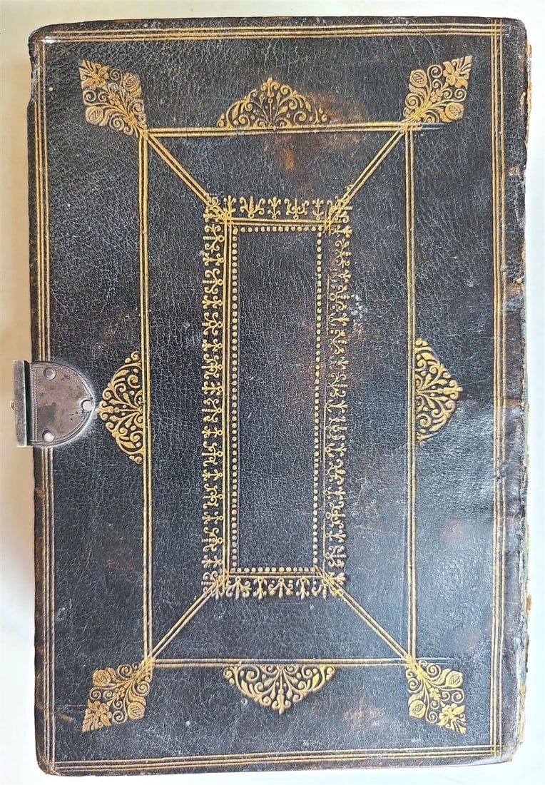 1640 BIBLE ENGLISH ANTIQUE Robert Barker & John Bill ILLUSTRATED original biding - 5