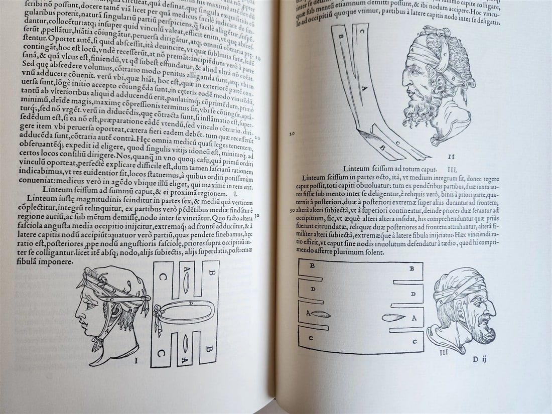 1970 FACSIMILE of Chirurgie a Graeco in Latinum conversa antique ILLUSTRATED - 17