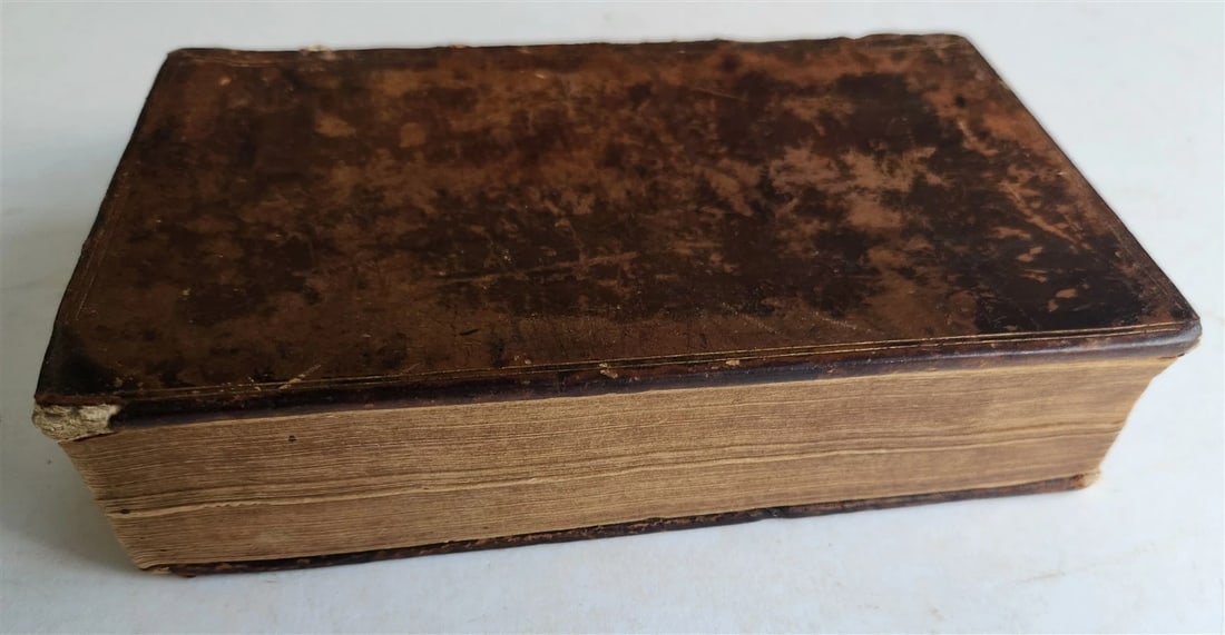 1599 BIBLE GREEK NEW TESTAMENT antique 16th CENT. NOVUM TESTAMENTUM GRAECE rare - 3