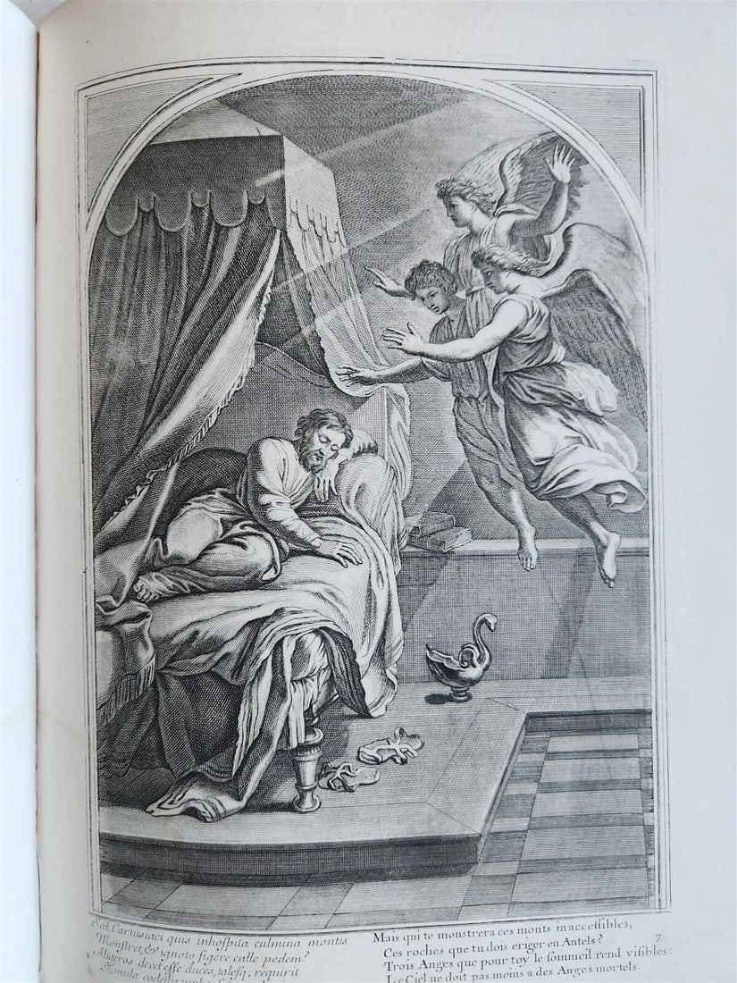 1750 LIFE of ST. BRUNO FULLY ILLUSTRATED LARGE FOLIO antique in FRENCH - 20