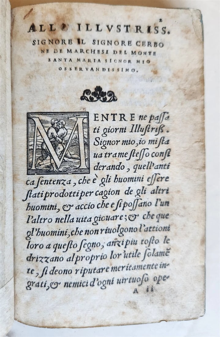 1549 COMPENDIO DEL'HISTORIA ROMANA di POMPONIO LETO antique VELLUM ROMAN HISTORY - 3