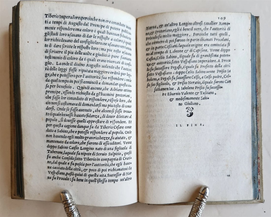 1549 COMPENDIO DEL'HISTORIA ROMANA di POMPONIO LETO antique VELLUM ROMAN HISTORY - 9
