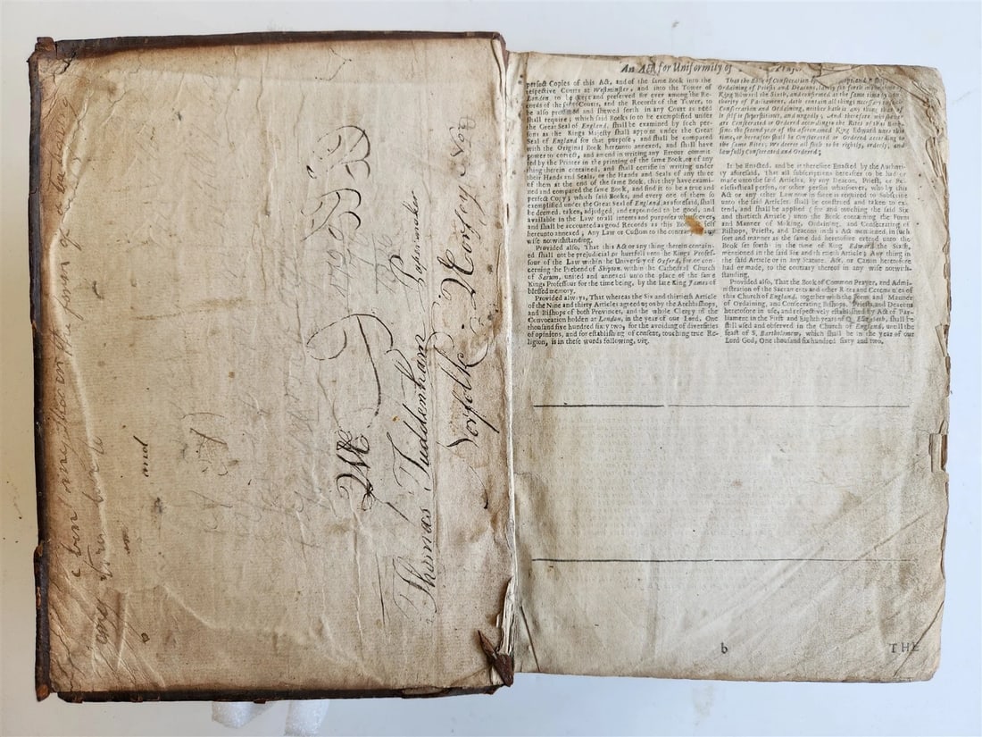 1670 BIBLE in ENGLISH antique OLD & NEW TESTAMENT 17th CENTURY - 6