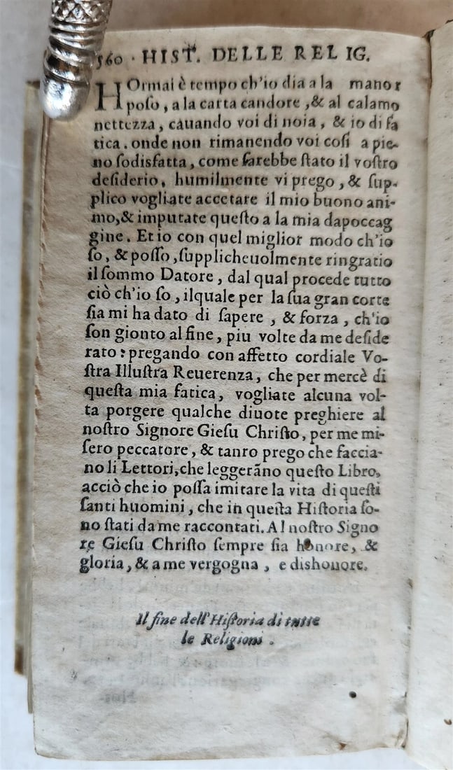 1586 HISTORY of RELIGIONS by PAOLO MORIGIA antique 16TH century - 4