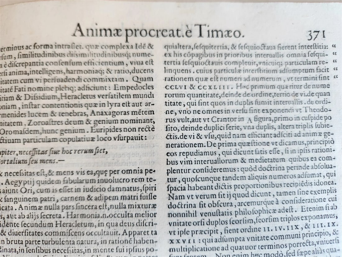 1572 PLUTARCH MORALIA antique FOLIO 16th CENTURY - 8