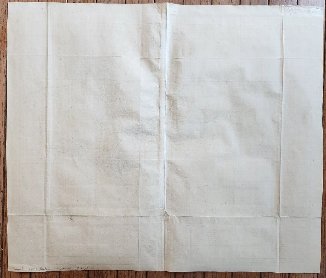 1730s MAP of SOUTH AMERICA antique 21 by 24.5" - 8