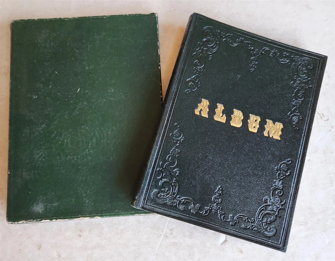 1855 ALBUM AMICORUM - MANUSCRIPT GERMAN BOOK antique ILLUSTRATED Lubeck (1 of 14)