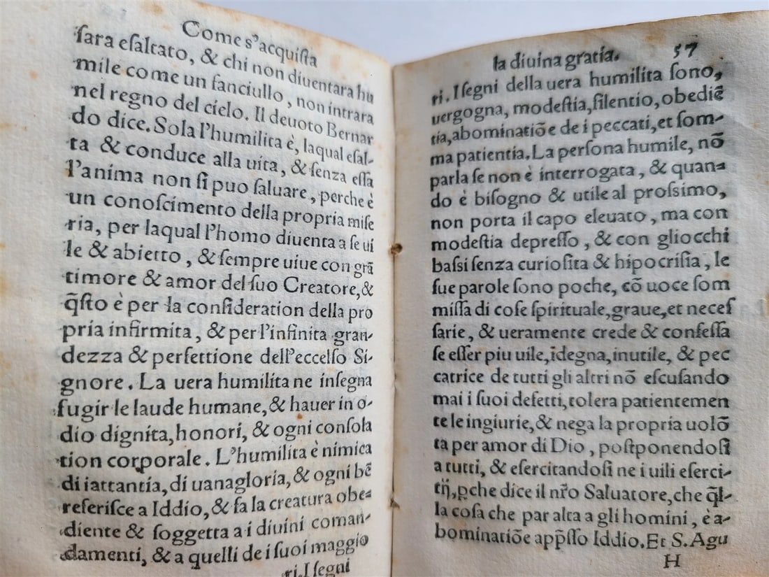 1548 THEOLOGY by Jerome Sirino antique in ITALIAN vellum binding - 5