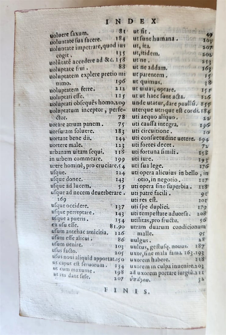 1585 ALDINE PRESS TERENCE by ALDUS MANUTIUS antique VELLUM 16th CENTURY - 6
