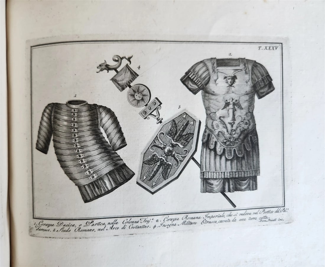 1805 ILLUSTRATED COSTUMES of ANCIENT EGYPTIANS ETRUSCANS GREEKS & ROMANS antique - 11