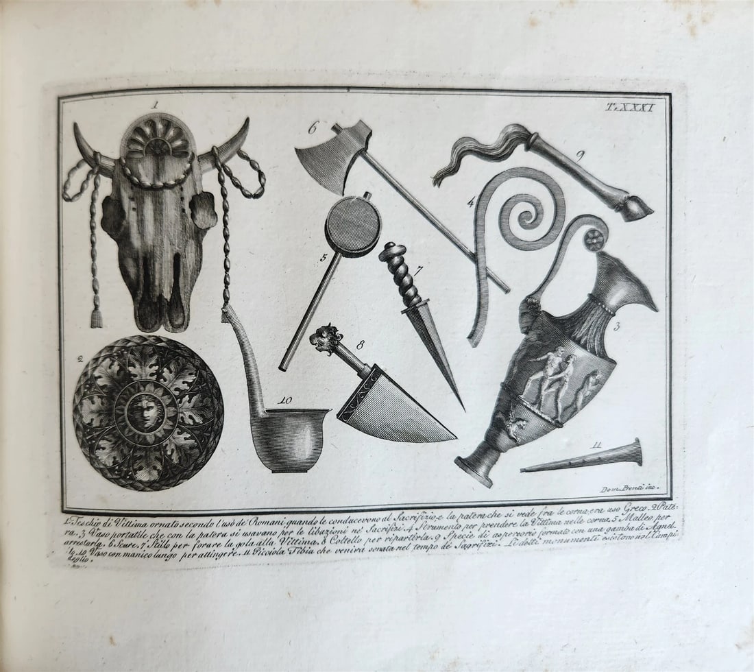 1805 ILLUSTRATED COSTUMES of ANCIENT EGYPTIANS ETRUSCANS GREEKS & ROMANS antique - 14
