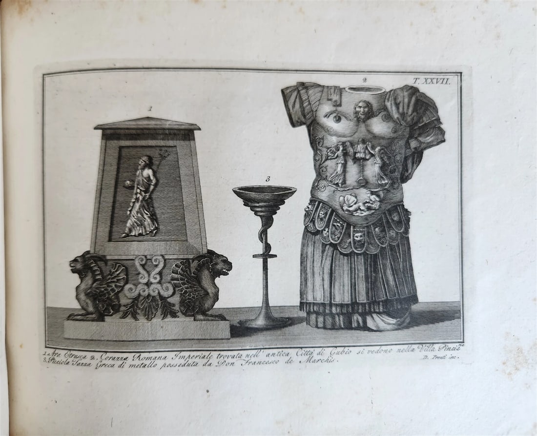 1805 ILLUSTRATED COSTUMES of ANCIENT EGYPTIANS ETRUSCANS GREEKS & ROMANS antique - 16