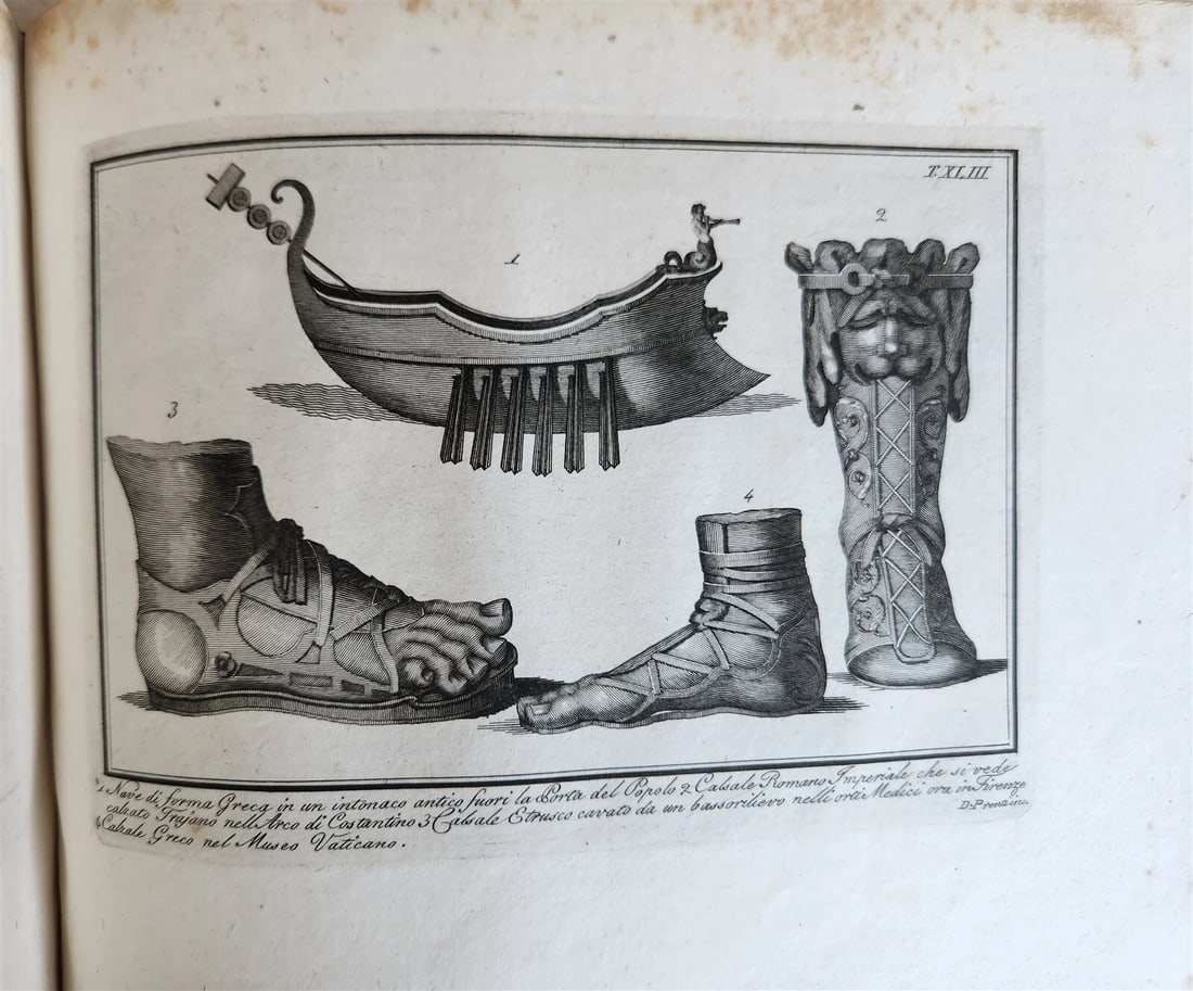 1805 ILLUSTRATED COSTUMES of ANCIENT EGYPTIANS ETRUSCANS GREEKS & ROMANS antique - 6