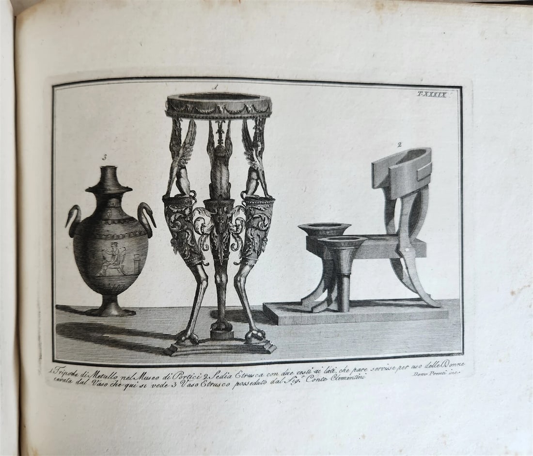1805 ILLUSTRATED COSTUMES of ANCIENT EGYPTIANS ETRUSCANS GREEKS & ROMANS antique - 9