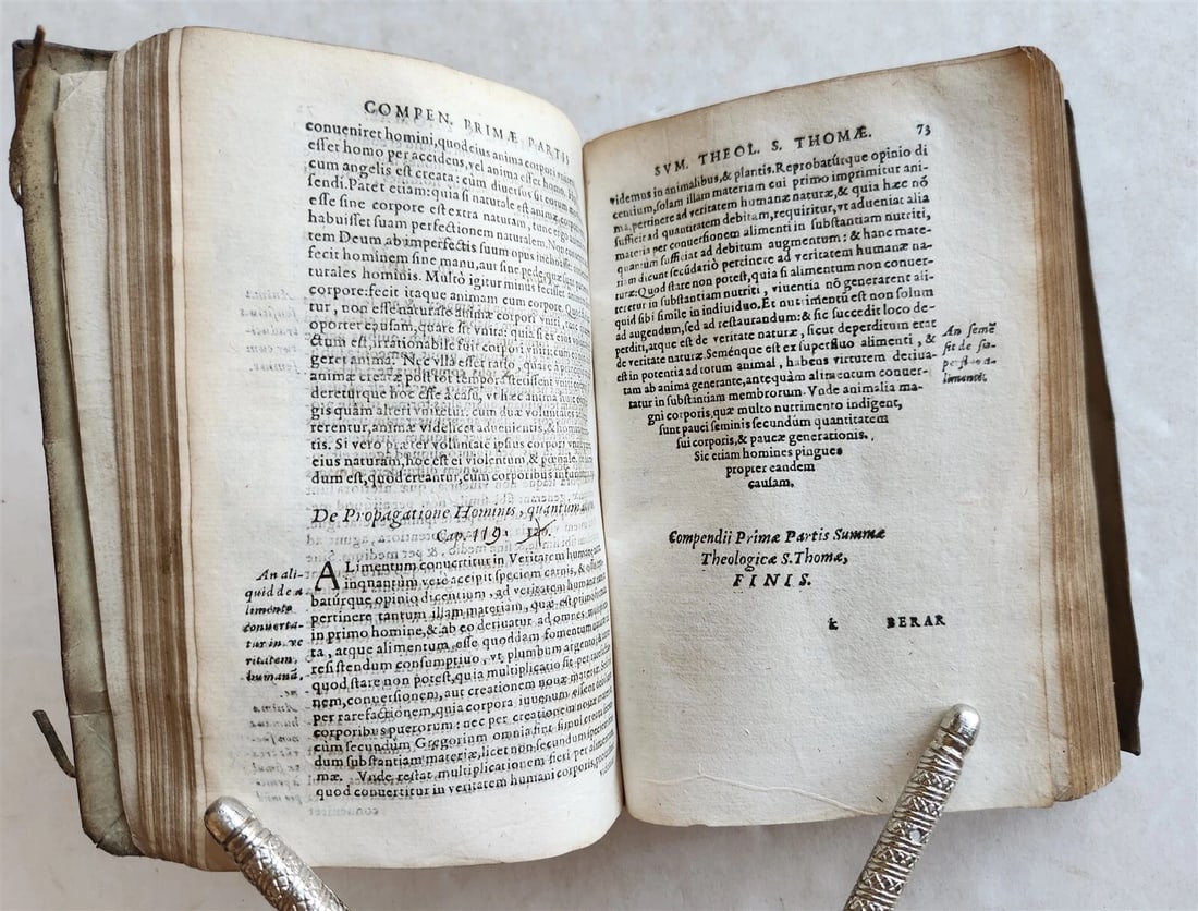 1579 Epitome in Universam Sacrosanctae Theologiae by Bongiovanni antique VELLUM - 10