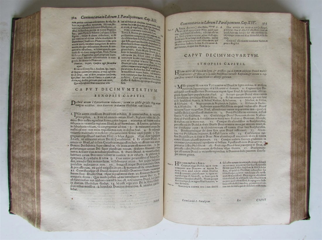 1664 BIBLE TORAH COMMENTARY OLD TESTAMENT IOSUE IUDICUM RUTH antique FOLIO - 11