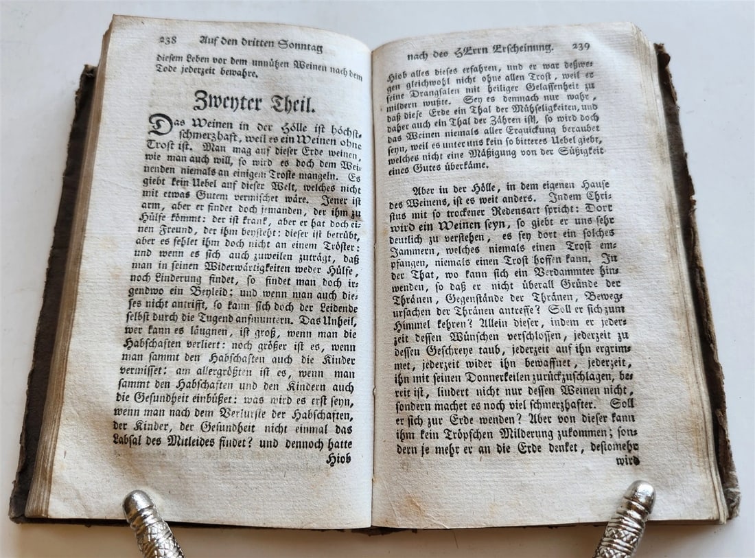 1780 SERMONS on the Sunday and Feast-Day Gospels in GERMAN antique - 5