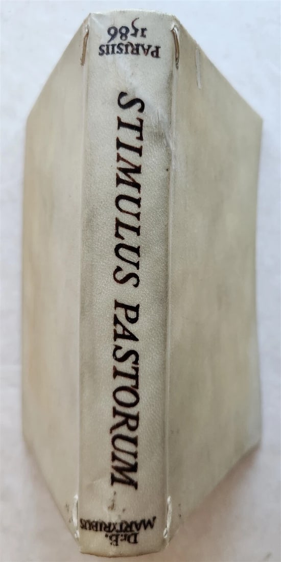1586 STIMULUS PASTORUM by BARTHOLOMAEUM A MARTYRIBUS antique 16TH century - 3
