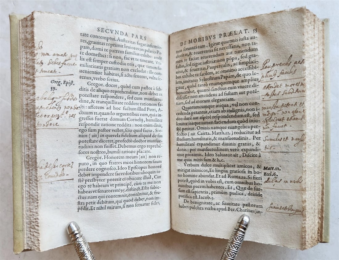 1586 STIMULUS PASTORUM by BARTHOLOMAEUM A MARTYRIBUS antique 16TH century - 4
