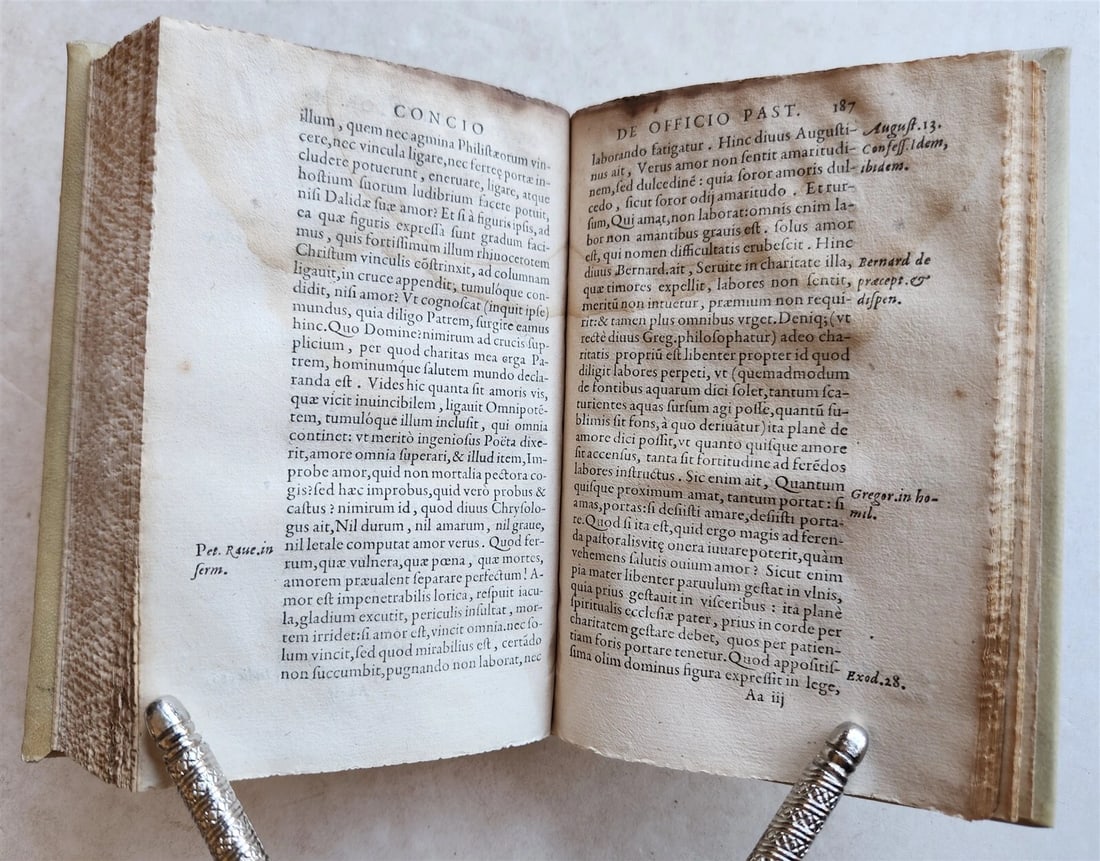 1586 STIMULUS PASTORUM by BARTHOLOMAEUM A MARTYRIBUS antique 16TH century - 8