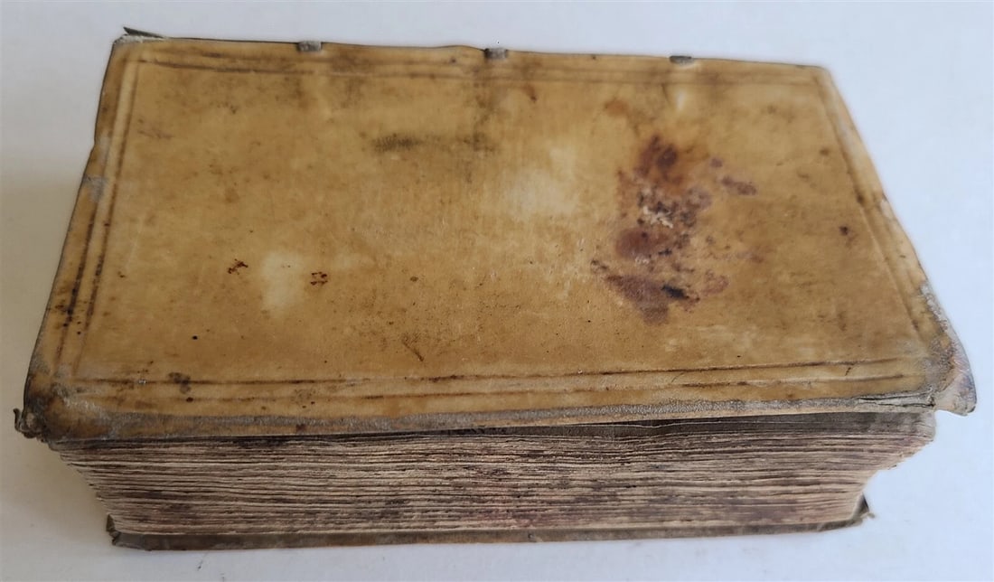 1613 IN GEORGII BUCHANANI PARAPHRASIN PSALMORUM antique VELLUM BOUND - 3