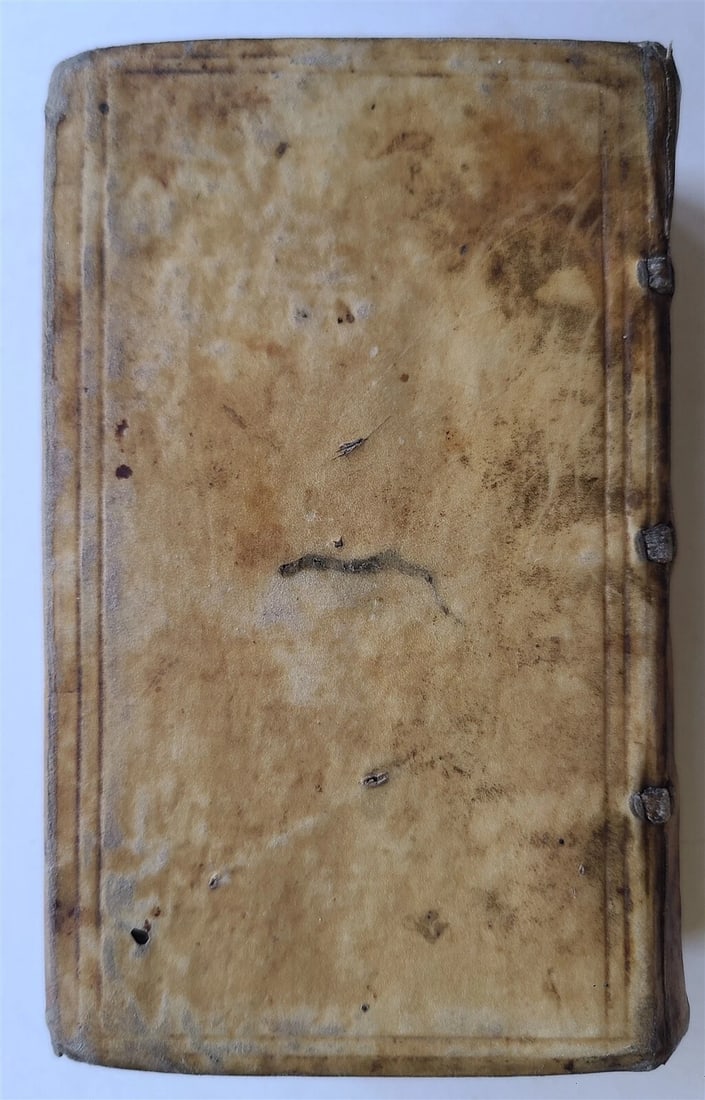 1613 IN GEORGII BUCHANANI PARAPHRASIN PSALMORUM antique VELLUM BOUND - 4