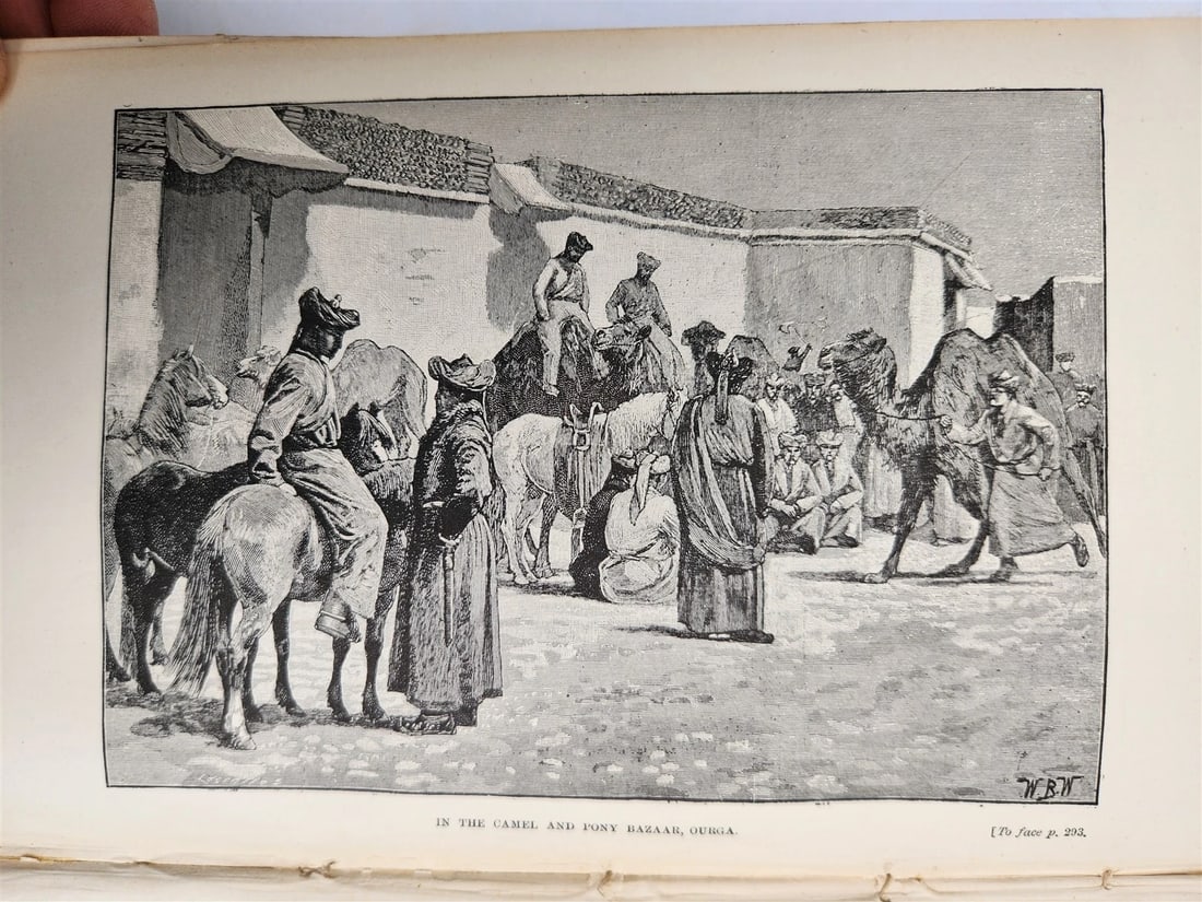 1892 FROM ARCTIC OCEAN to YELLOW SEA antique Siberia Mongolia China ILLUSTRATED - 7