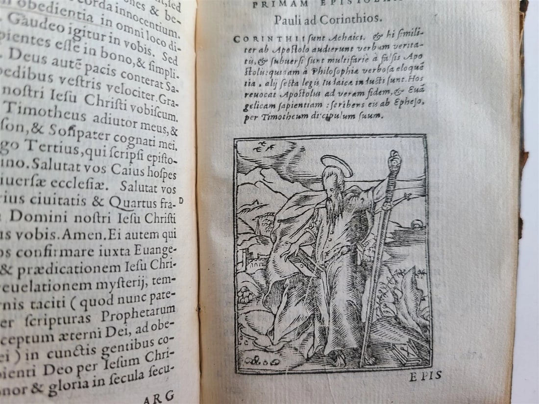 1570 BIBLE in LATIN ILLUSTRATED antique 16th CENTURY NEW TESTAMENT rare edition - 10