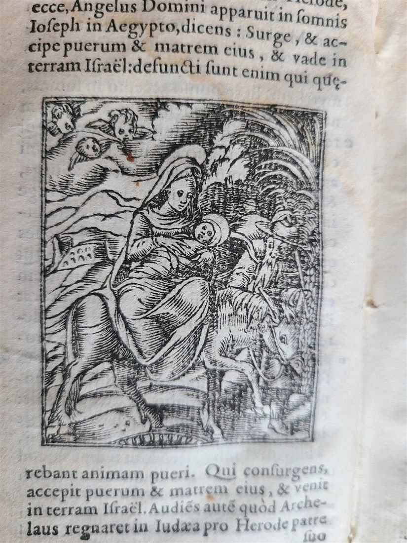 1570 BIBLE in LATIN ILLUSTRATED antique 16th CENTURY NEW TESTAMENT rare edition - 2