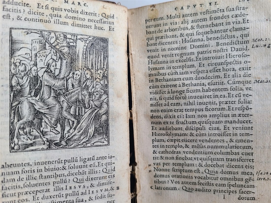 1570 BIBLE in LATIN ILLUSTRATED antique 16th CENTURY NEW TESTAMENT rare edition - 5