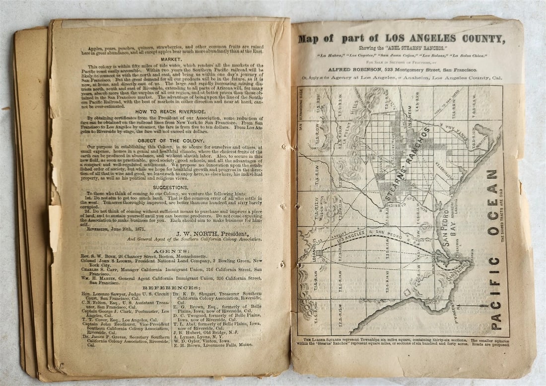 1871 ALL ABOUT CALIFORNIA antique booklet RARE - 5