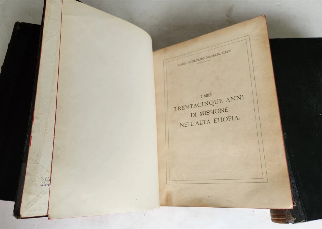 1885 TRAVELS in ETHIOPIA AFRICA in ITALIAN 6 FOLIO VOLUMES antique ILLUSTRATED - 3