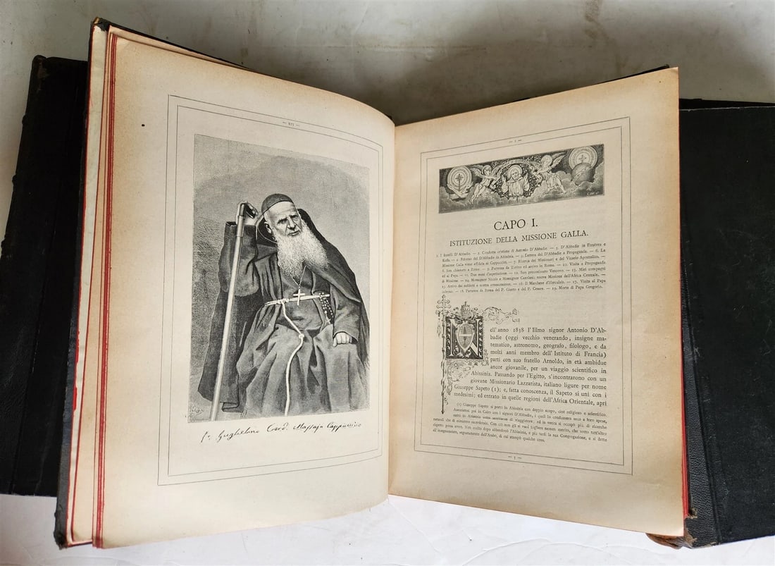 1885 TRAVELS in ETHIOPIA AFRICA in ITALIAN 6 FOLIO VOLUMES antique ILLUSTRATED - 8
