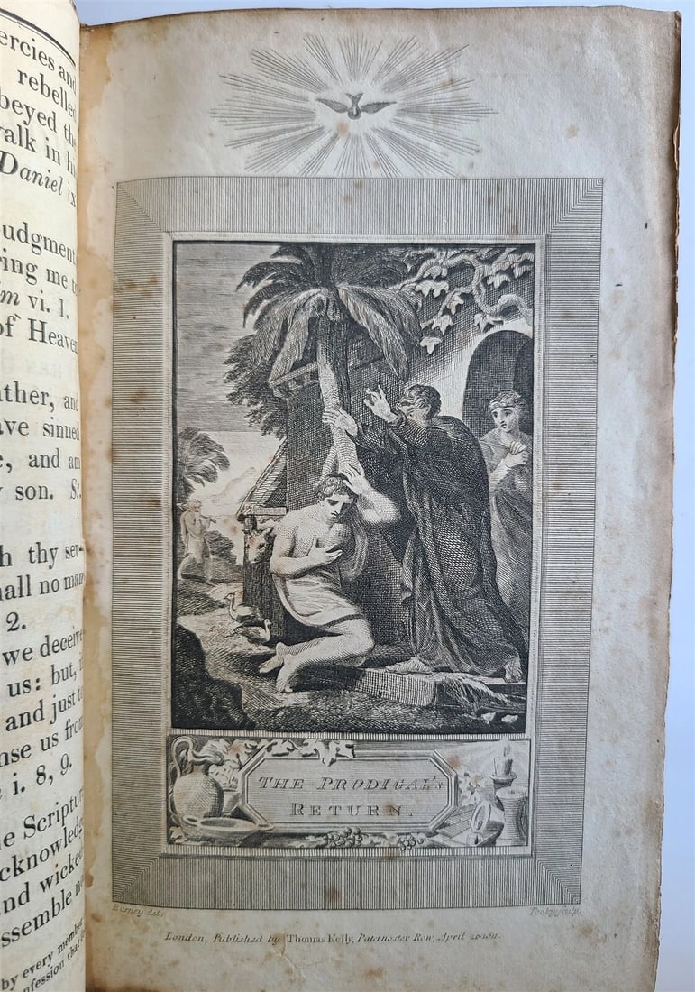 1811 BOOK OF COMMON PRAYER in ENGLISH ANTIQUE ILLUSTRATED - 10