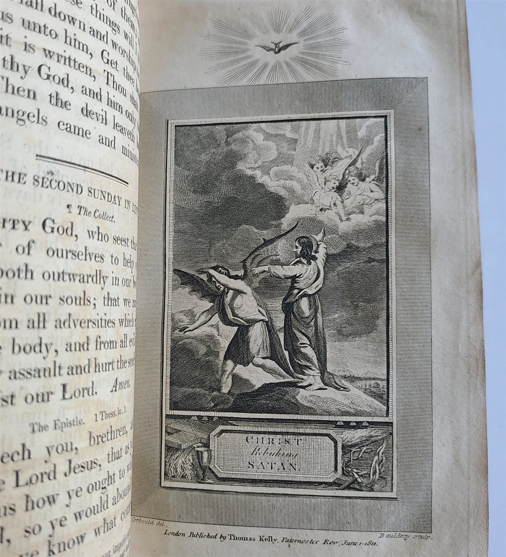 1811 BOOK OF COMMON PRAYER in ENGLISH ANTIQUE ILLUSTRATED - 7