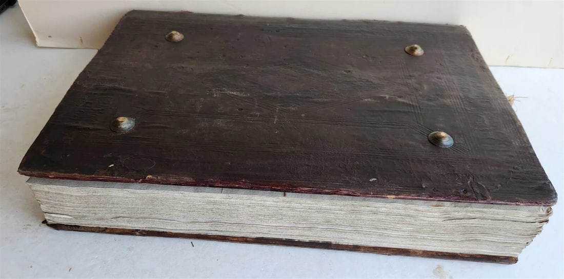 1789 GRADUALE ROMANUM antique ANTIPHONAL LARGE FOLIO 13 x 19" - 4