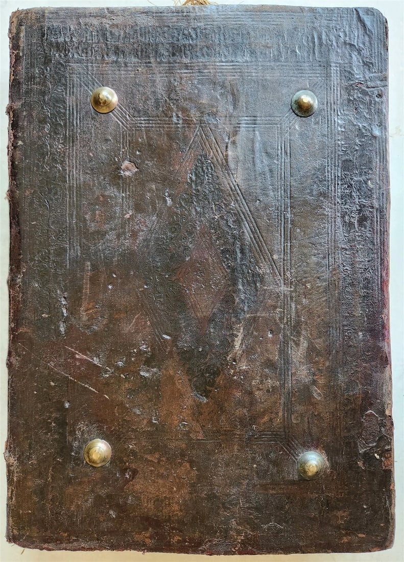 1789 GRADUALE ROMANUM antique ANTIPHONAL LARGE FOLIO 13 x 19" - 5
