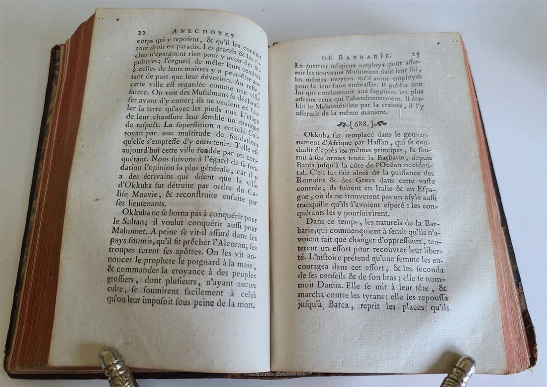 1775 ANECDOTES AFRICAINES antique FRENCH HISTORY of AFRICA - 7