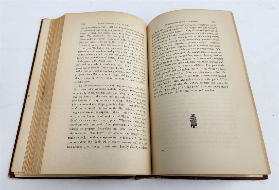 1881 Reminiscences of a Ranger or, Early Times in Southern California antique - 7