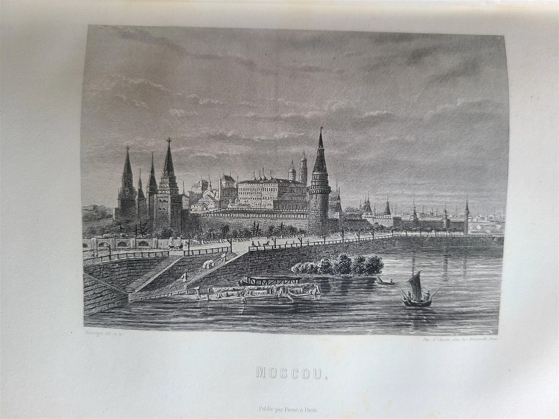 1875 WORLD'S GEOGRAPHY 6 VOLUMES antique in FRENCH ILLUSTRATED - 13