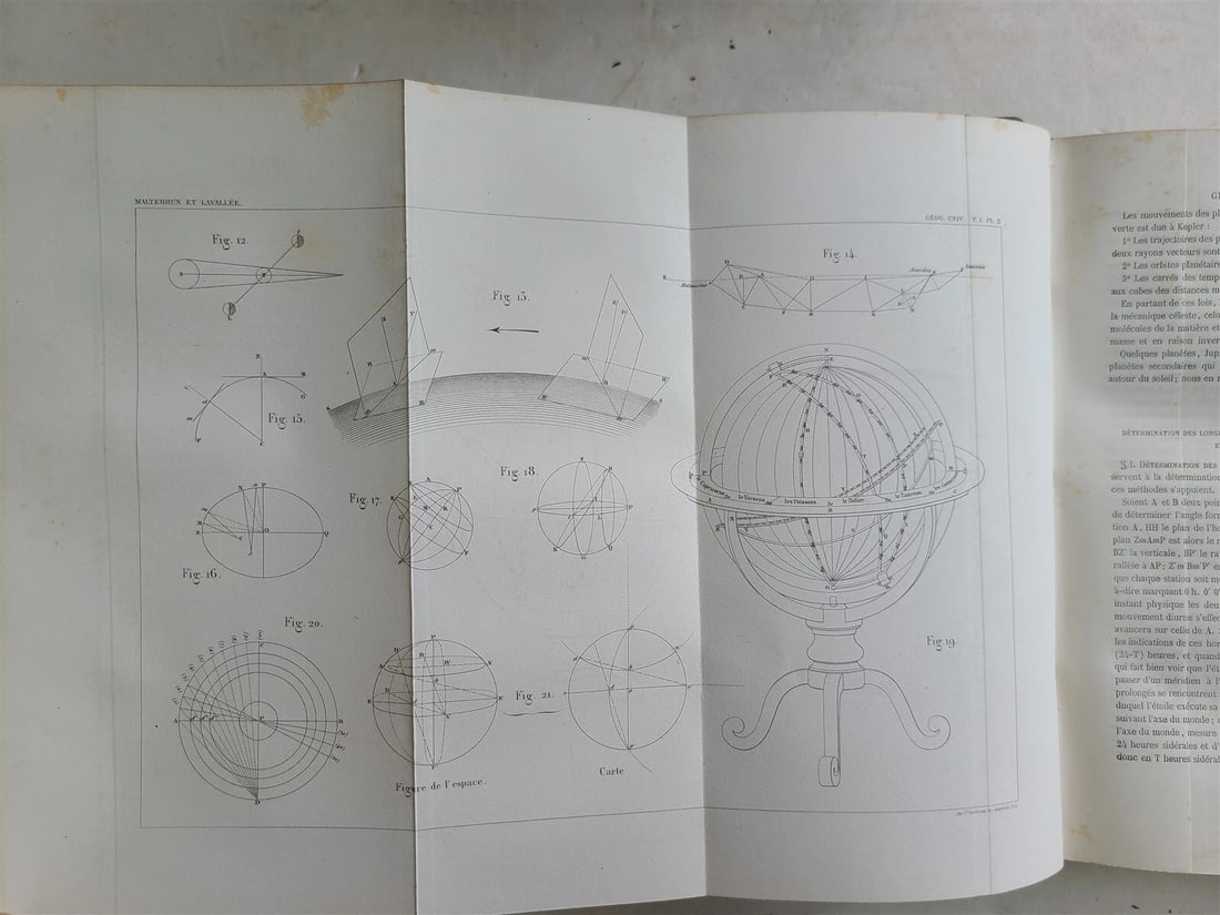 1875 WORLD'S GEOGRAPHY 6 VOLUMES antique in FRENCH ILLUSTRATED - 6