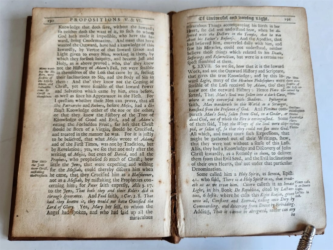 1701 QUAKERS Apology for the True Christian Divinity antique in ENGLISH - 7