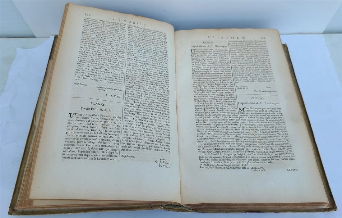 1690 Gerardus Vossius VELLUM FOLIO antique Clarorum Virorum ad eum Epistoae - 7